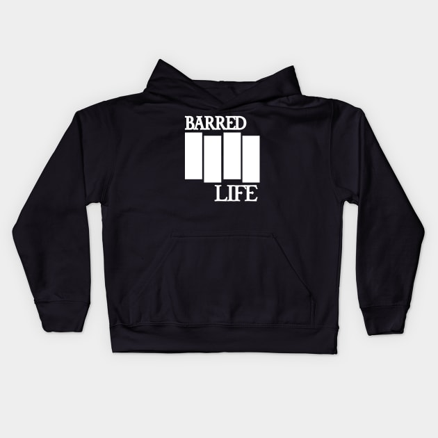 BARRED IIII LIFE (Band) Logo Kids Hoodie by destro